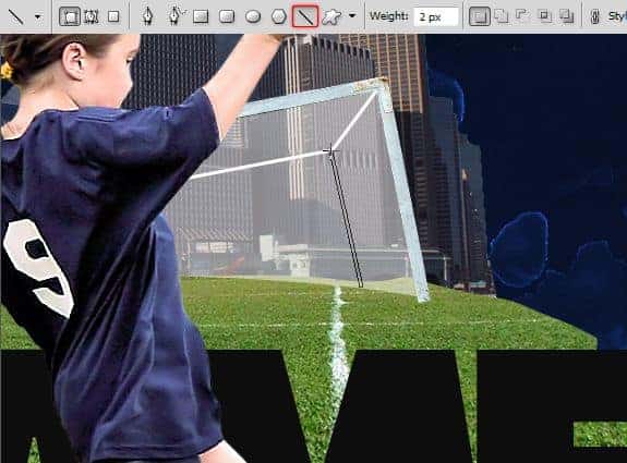 آمورش طراحی پس زمینه ورزشی در فتوشاپ